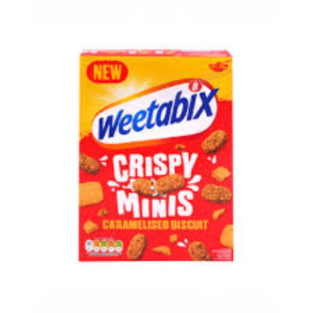 WEETABIX CRISPY MINI CARAMELISED BISCUITS 500G